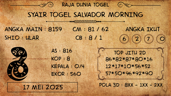 Prediksi Salvador Morning