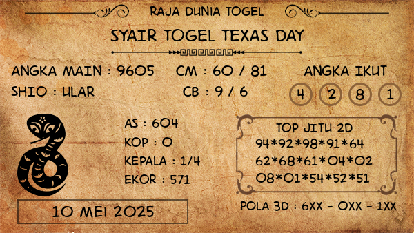 Prediksi Texas Day