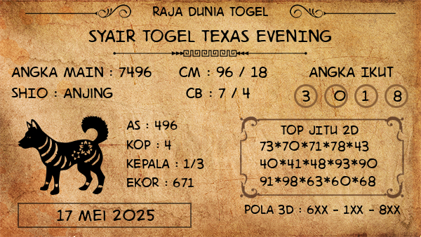 Prediksi Texas Evening