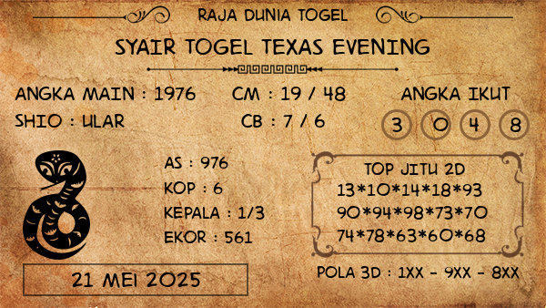 Prediksi Texas Evening