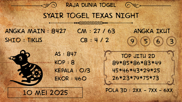 Prediksi Texas Night