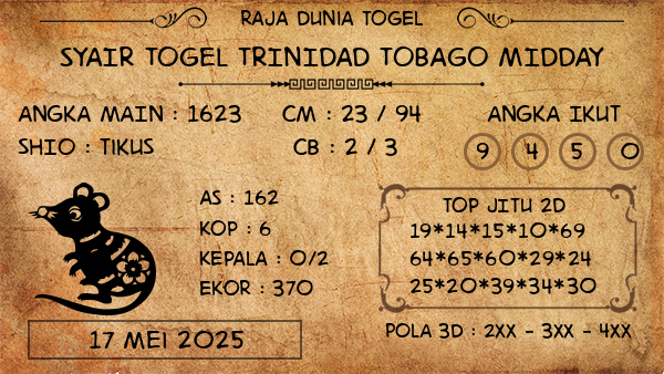 Prediksi Trinidad Tobago Midday