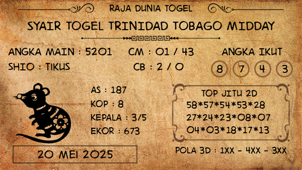 Prediksi Trinidad Tobago Midday